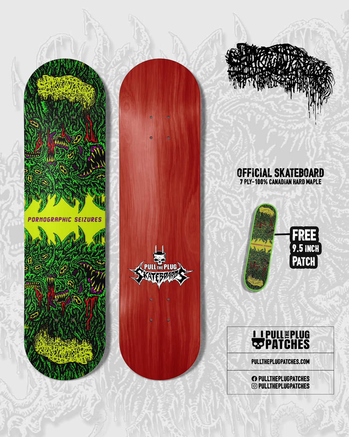 Sanguisugabogg - Pornographic Seizures - Skateboard