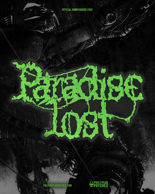 Paradise Lost - Green - Embroidered Rocker Style Logo