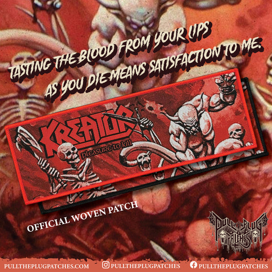 Kreator - Pleasure to Kill - Strip Patch