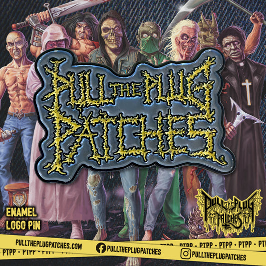 Pull The Plug Patches - Napalm Death Tribute Pin