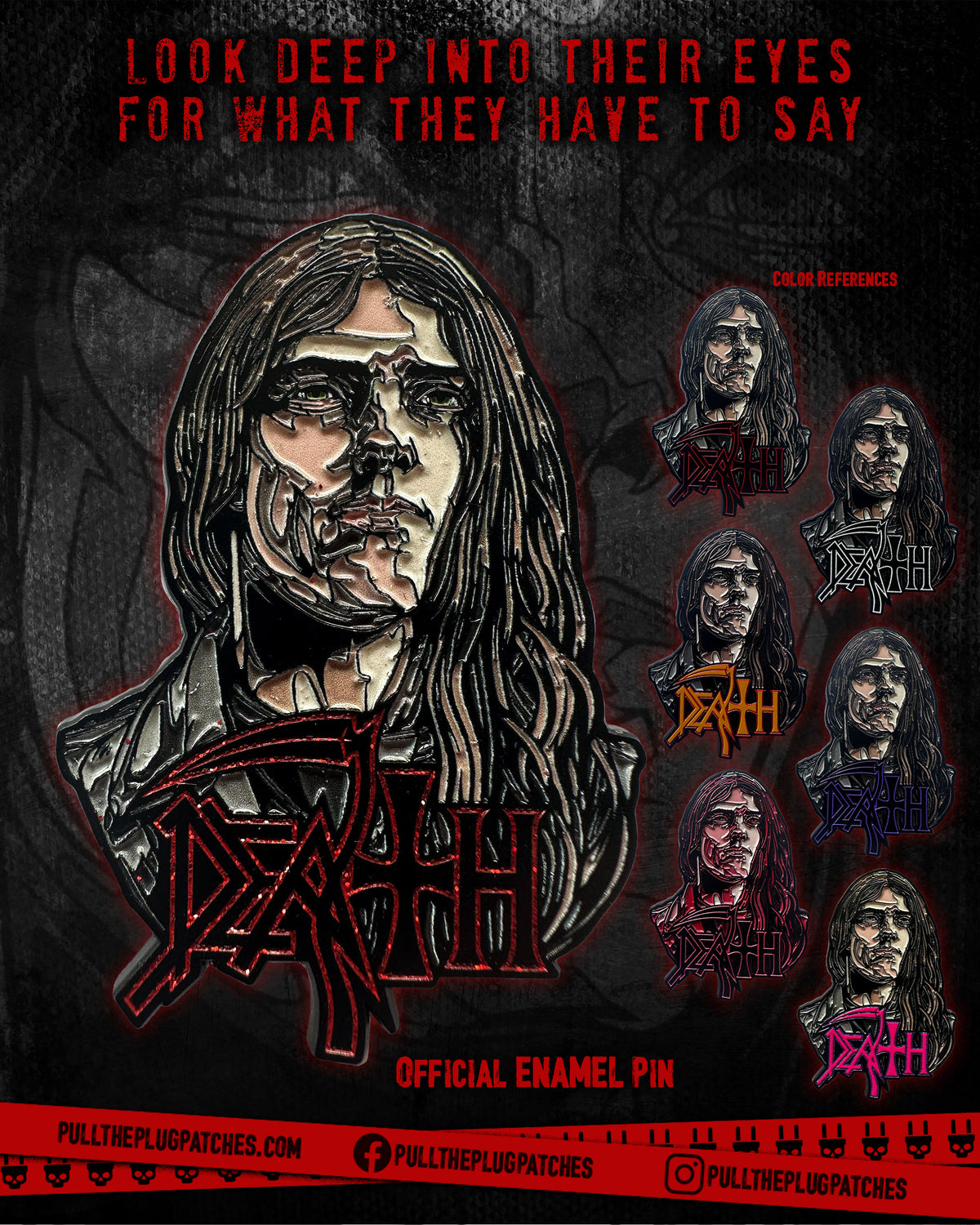 Death - Chuck Schuldiner - Pin