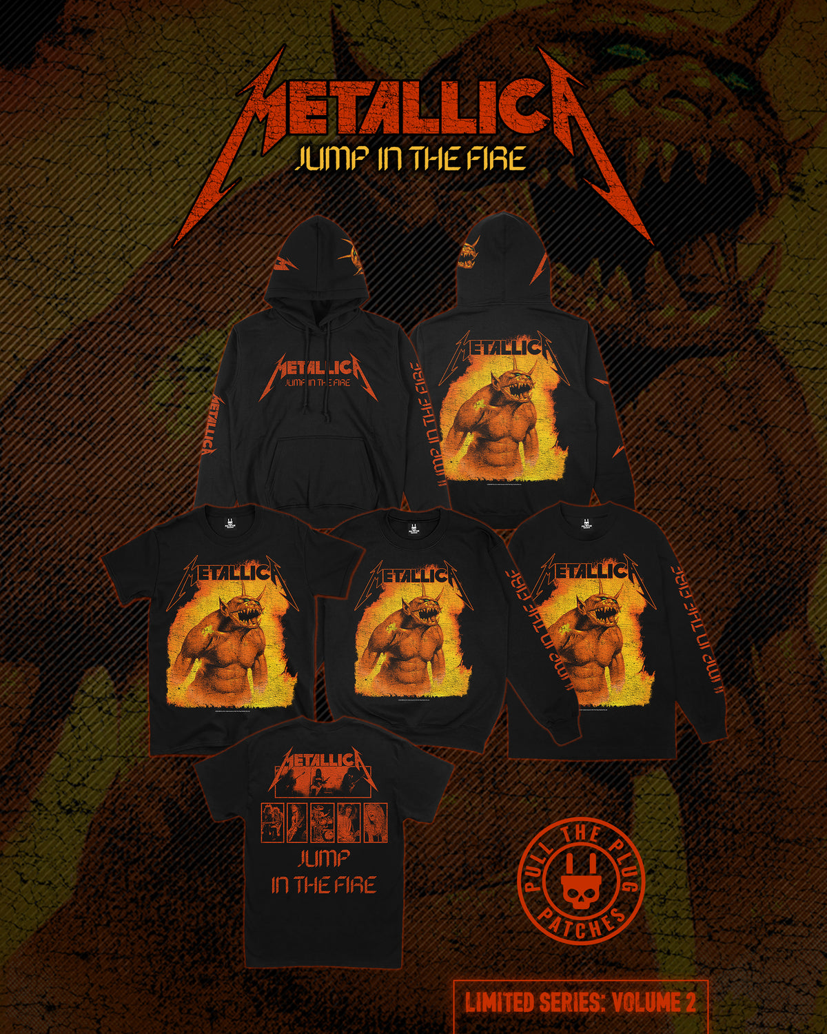 Metallica - Jump In The Fire - Crewneck Sweater