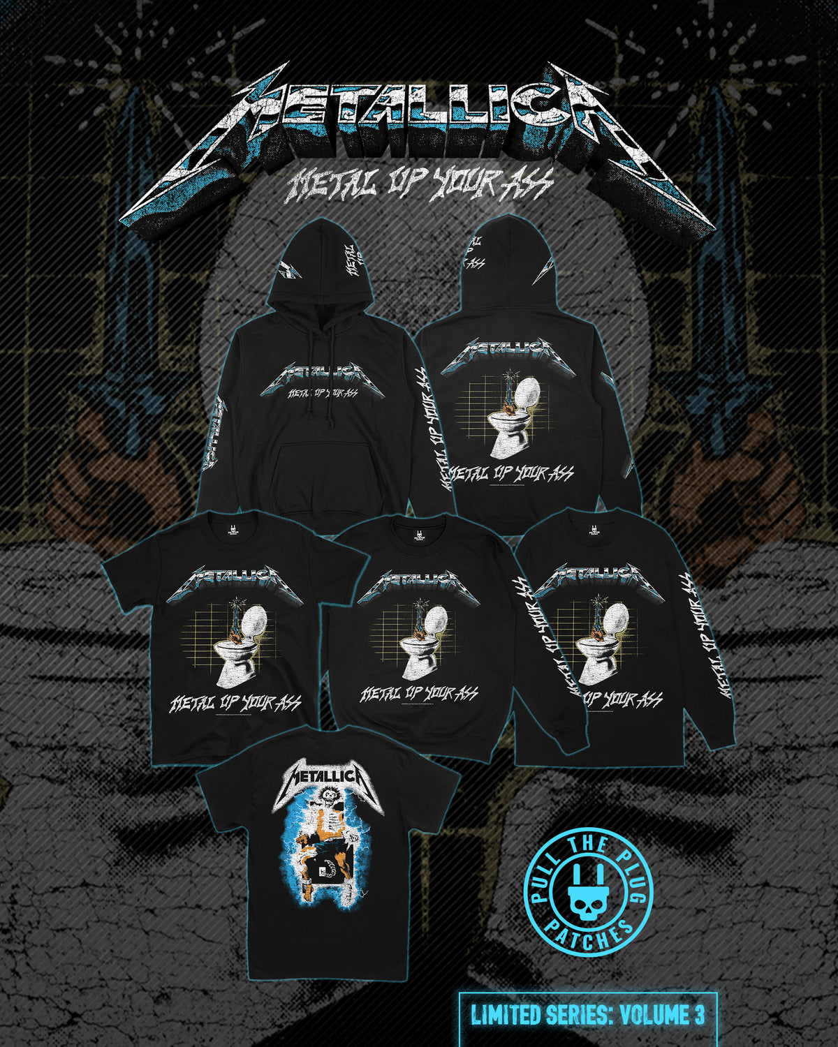 Metallica - Metal Up Your Ass - Deluxe Pullover Hoodie