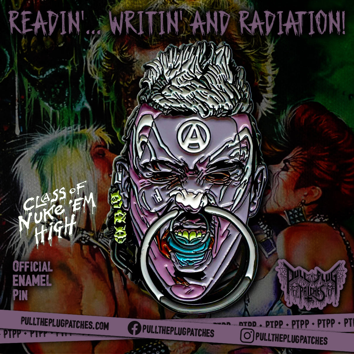 Class Of Nuke 'Em High - Enamel Pin