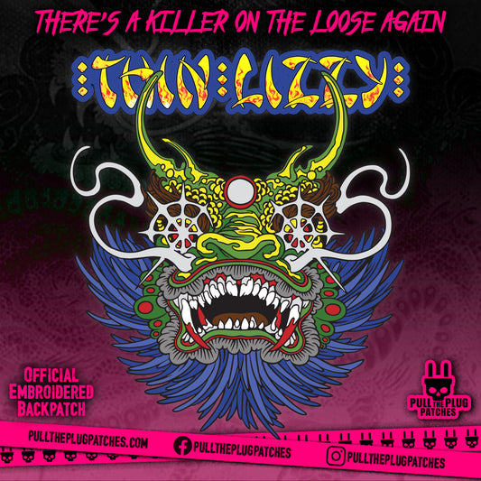 Thin Lizzy - Killer On The Loose - Embroidered Backpatch