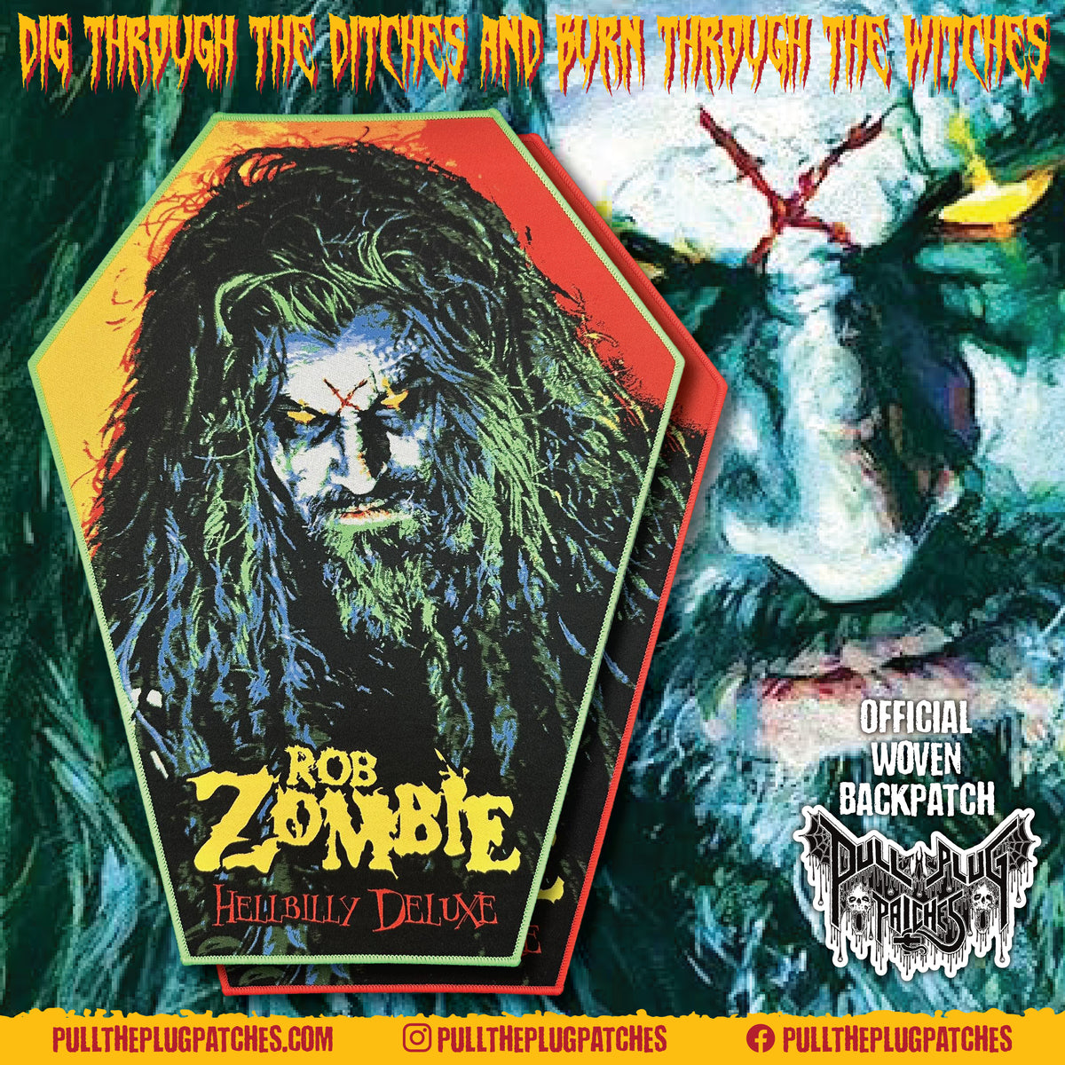 Rob Zombie - Hellbilly Deluxe - Backpatch