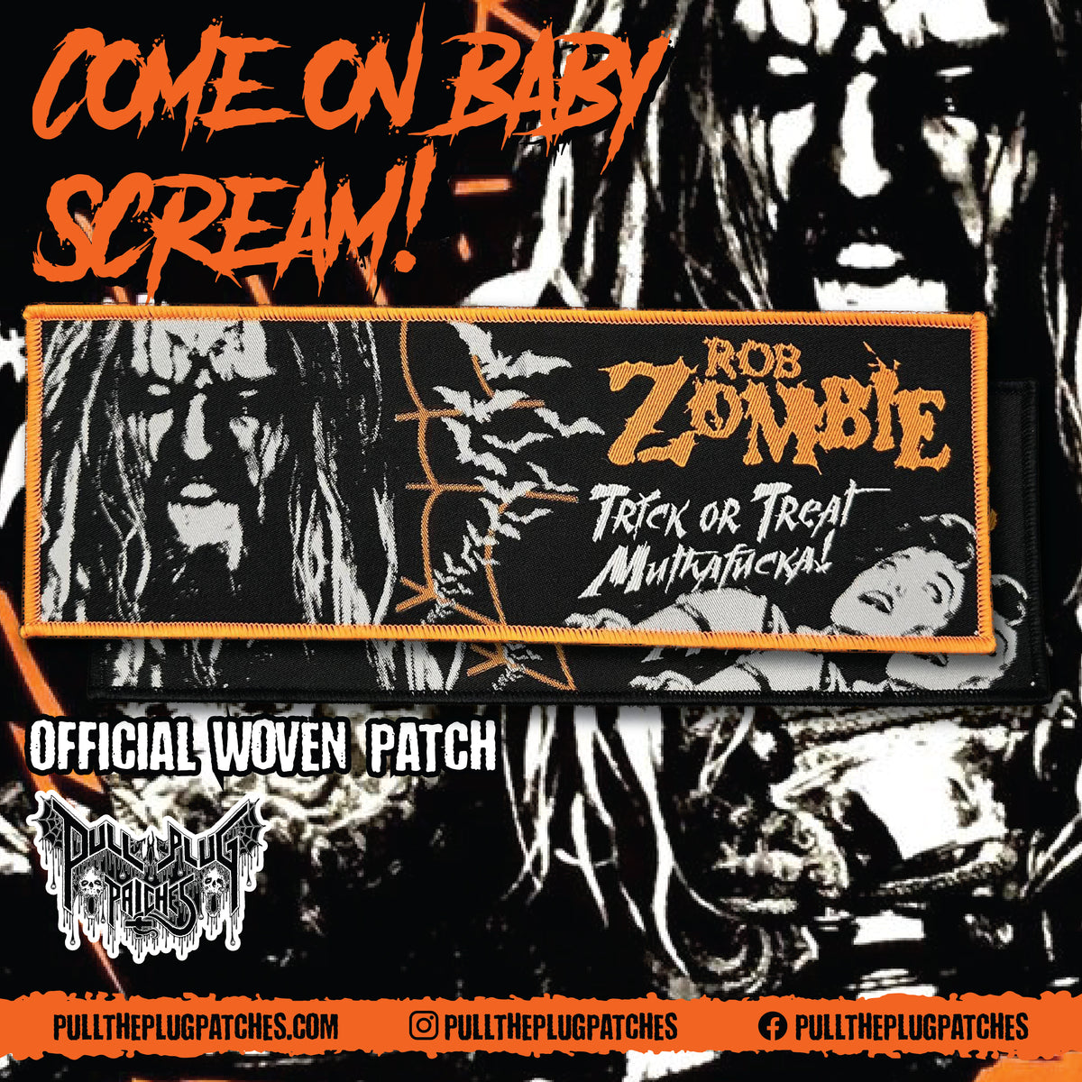 Rob Zombie - In the Bone Pile - Strip Patch