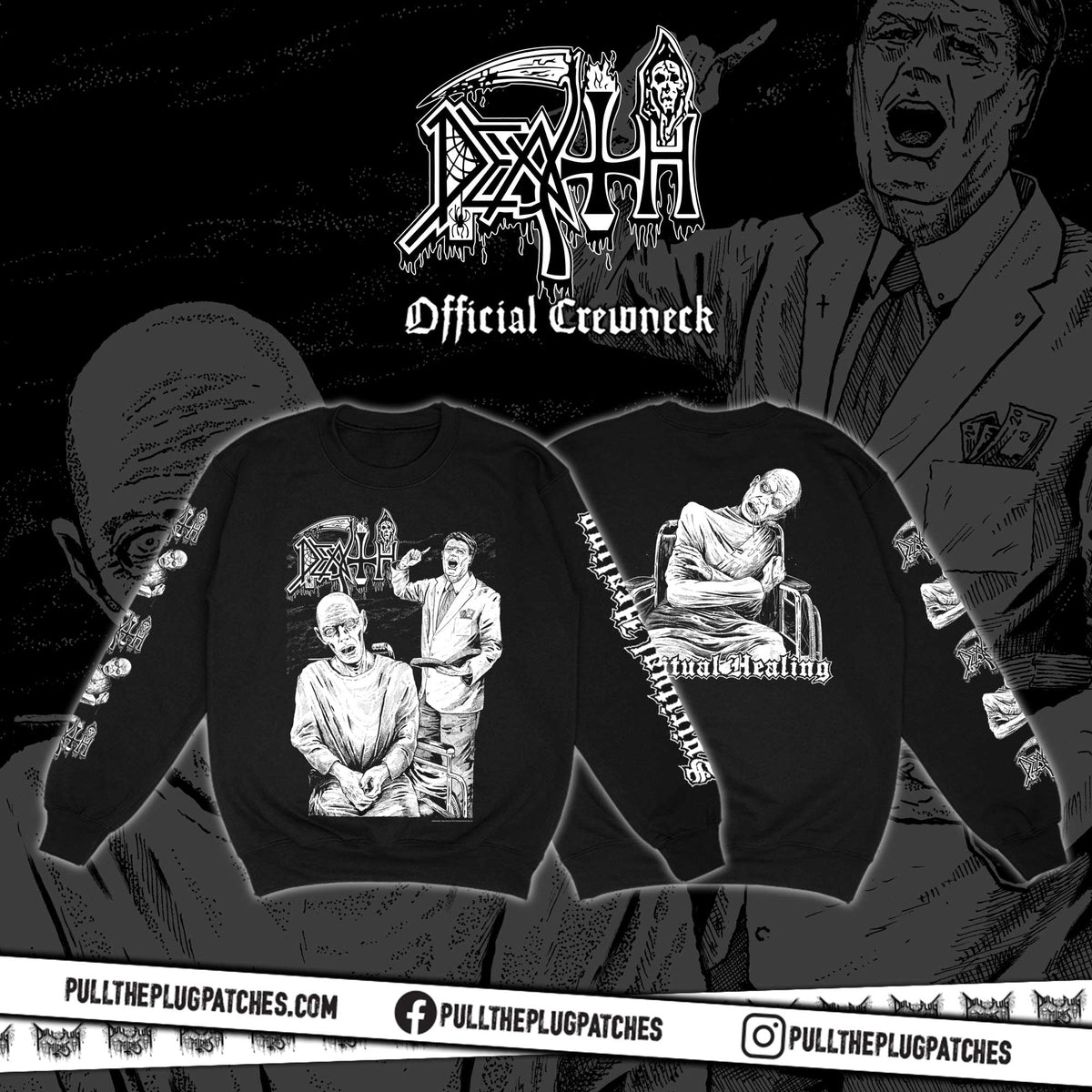 Death - Spiritual Healing x Riddickart 35th Anniversary - Crewneck (Limited Edition)