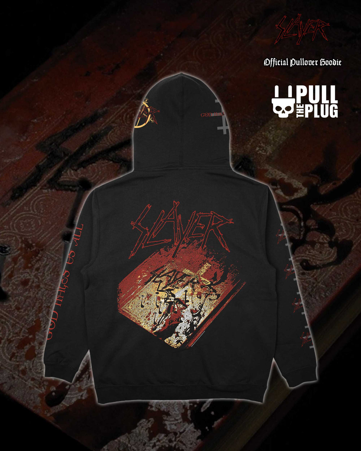 Slayer - God Hates Us All - Deluxe Pullover Hoodie