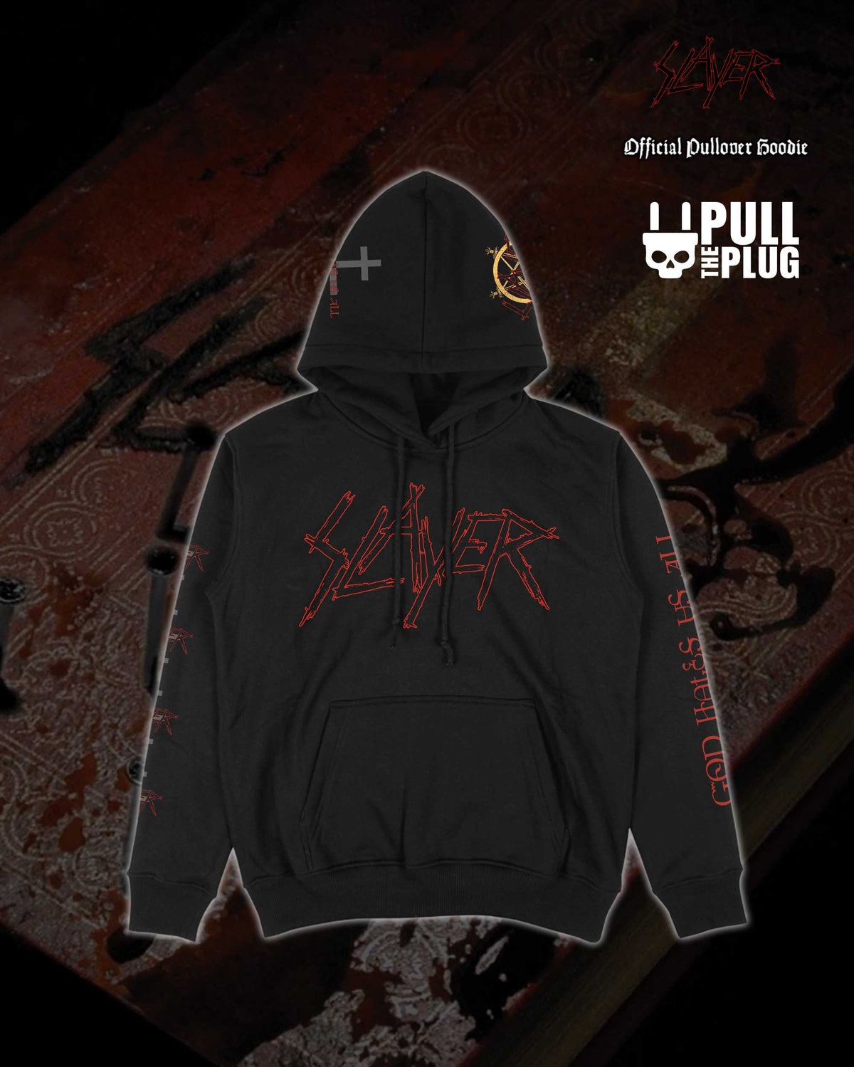 Slayer - God Hates Us All - Deluxe Pullover Hoodie