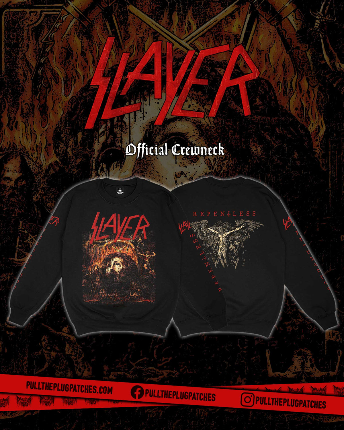 Slayer - Repentless - Crewneck Sweater