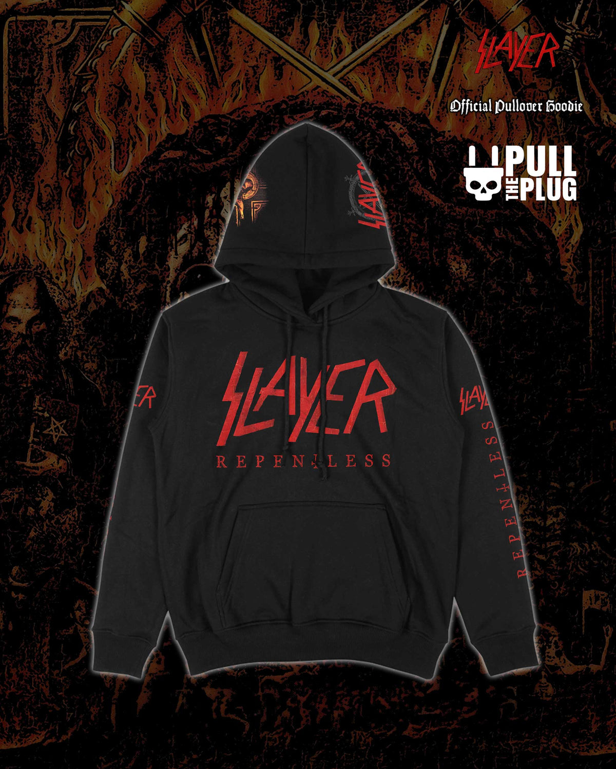 Slayer - Repentless - Deluxe Pullover Hoodie