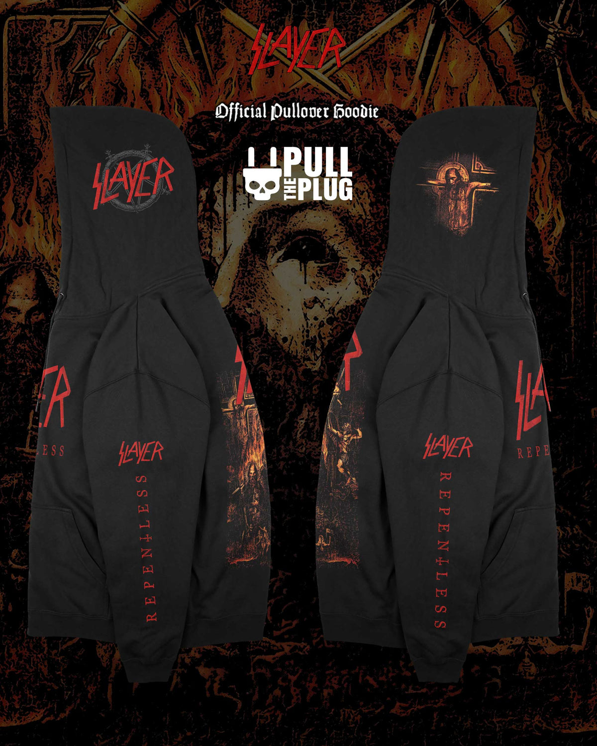 Slayer - Repentless - Deluxe Pullover Hoodie
