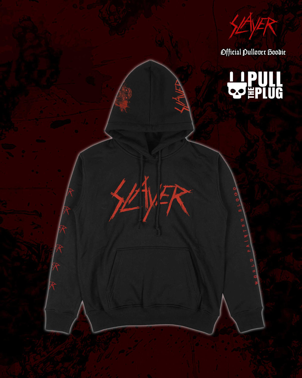 Slayer - World Painted Blood - Deluxe Pullover Hoodie