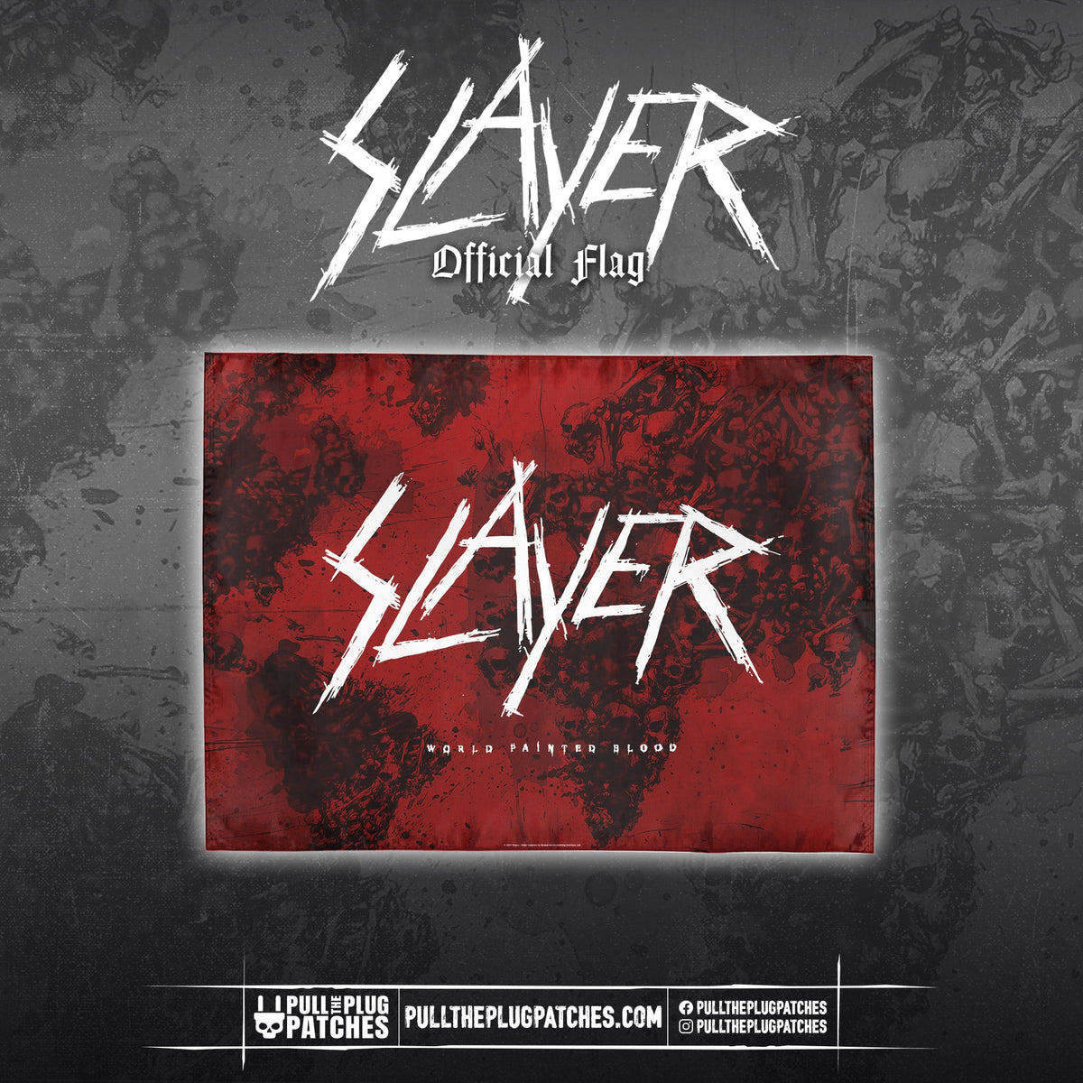 Slayer - World Painted Blood - Flag