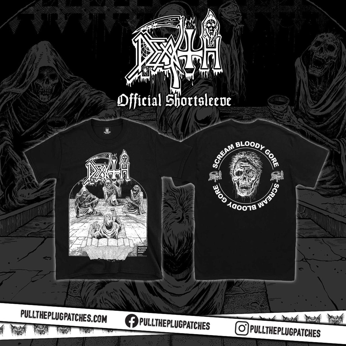 Death - Scream Bloody Gore x Riddickart 38th Anniversary - Shortsleeve Shirt (Limited Edition)