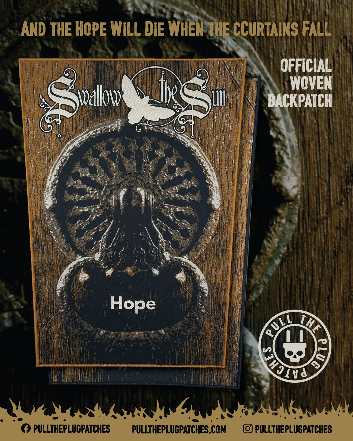 Swallow The Sun - Hope - Backpatch