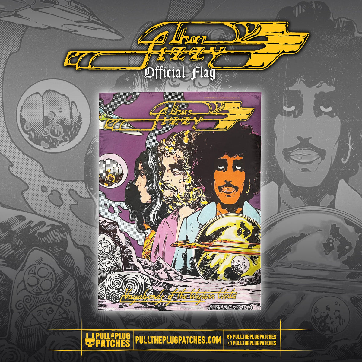 Thin Lizzy - Vagabonds of the Western World - Flag