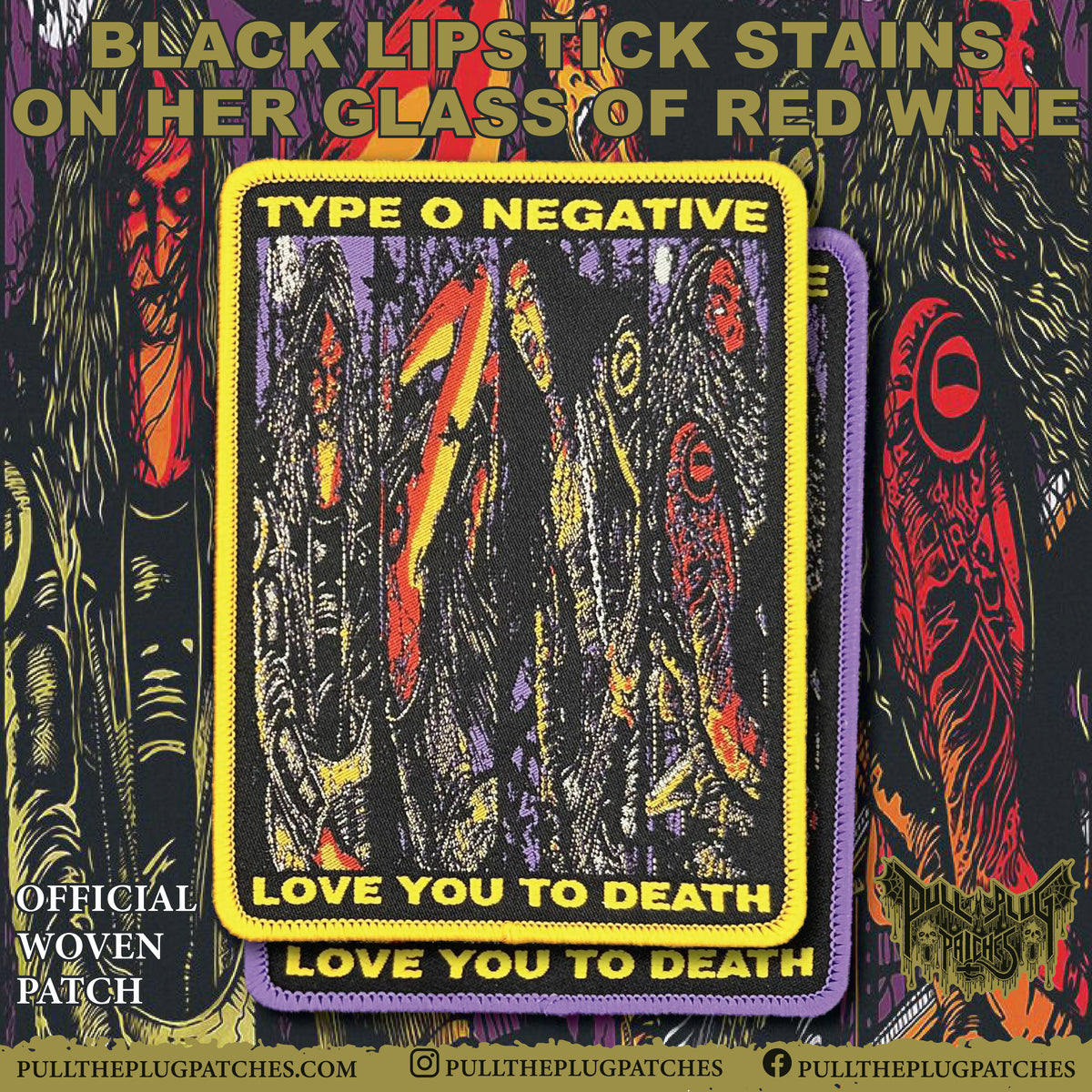 Type O Negative - Love You to Death - Patch
