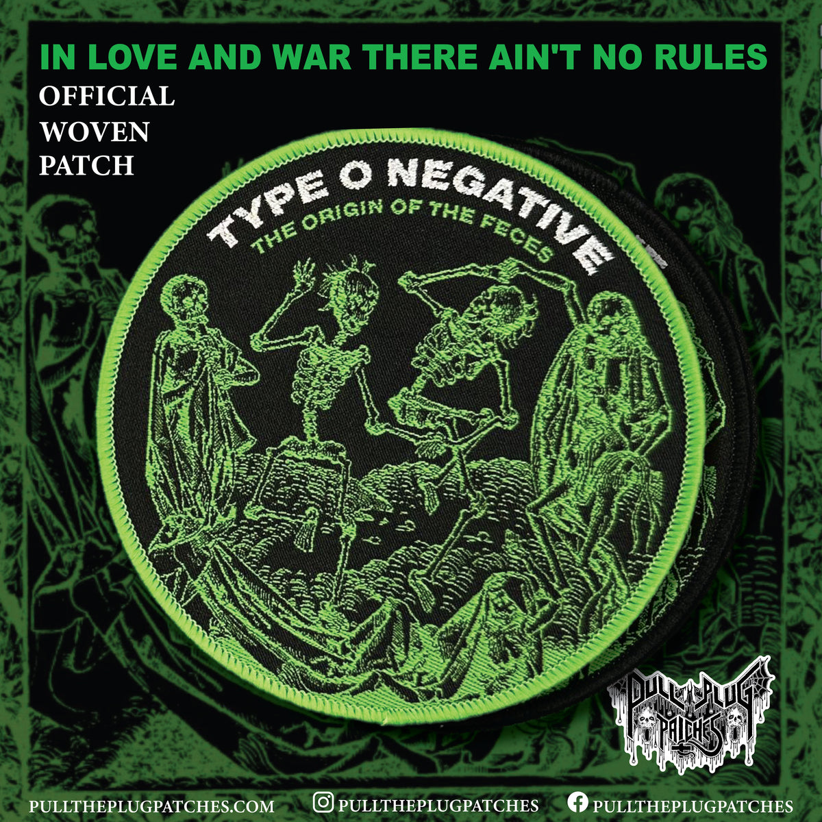 Type O Negative - The Origin of the Feces - Patch