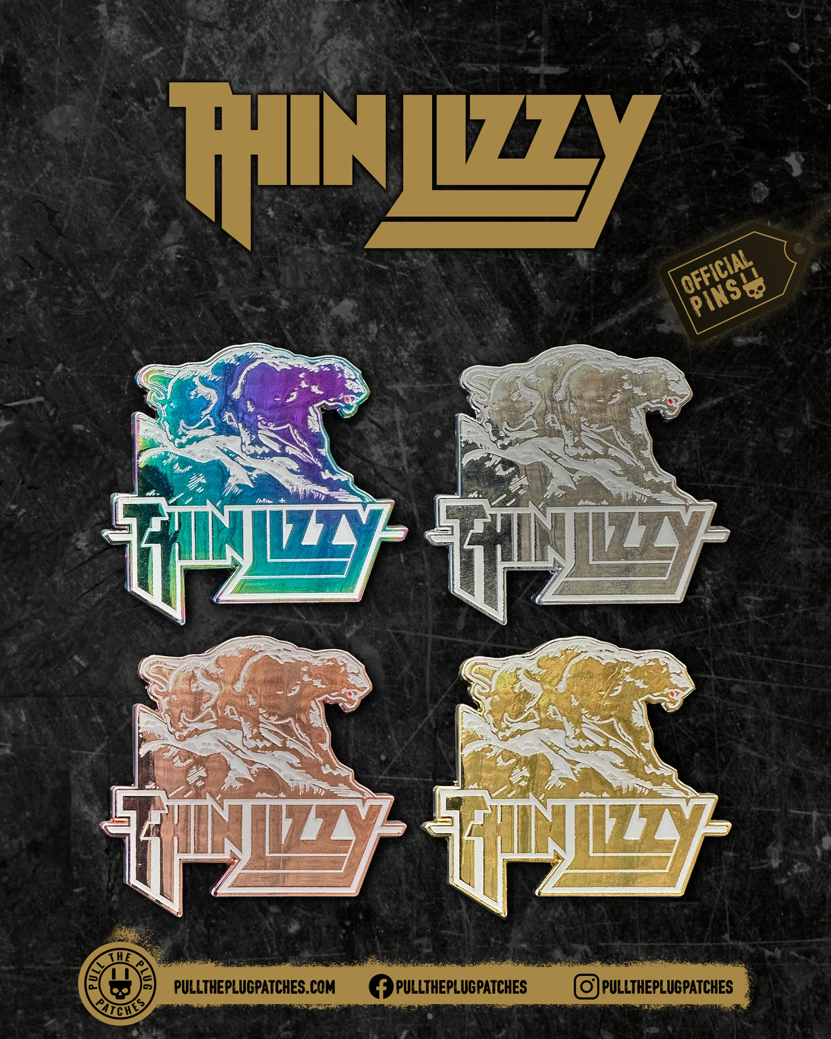 Thin Lizzy - Nightlife - Enamel Pin