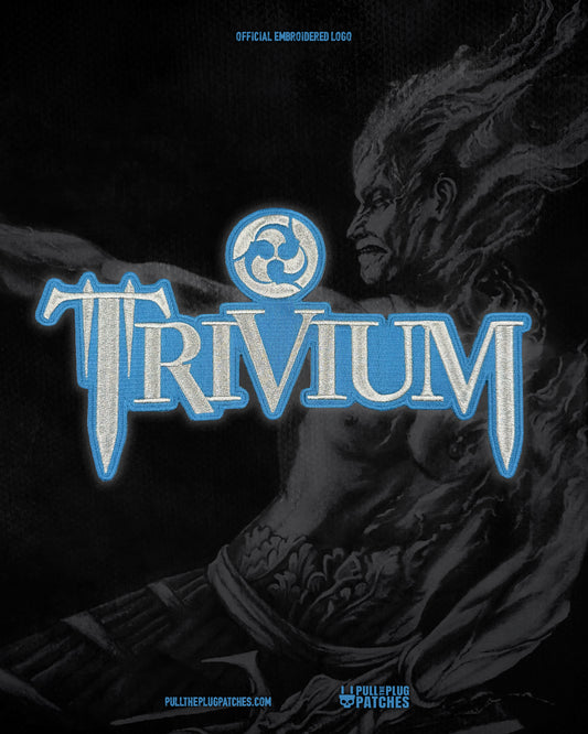 Trivium - Silver - Embroidered Rocker Style Logo