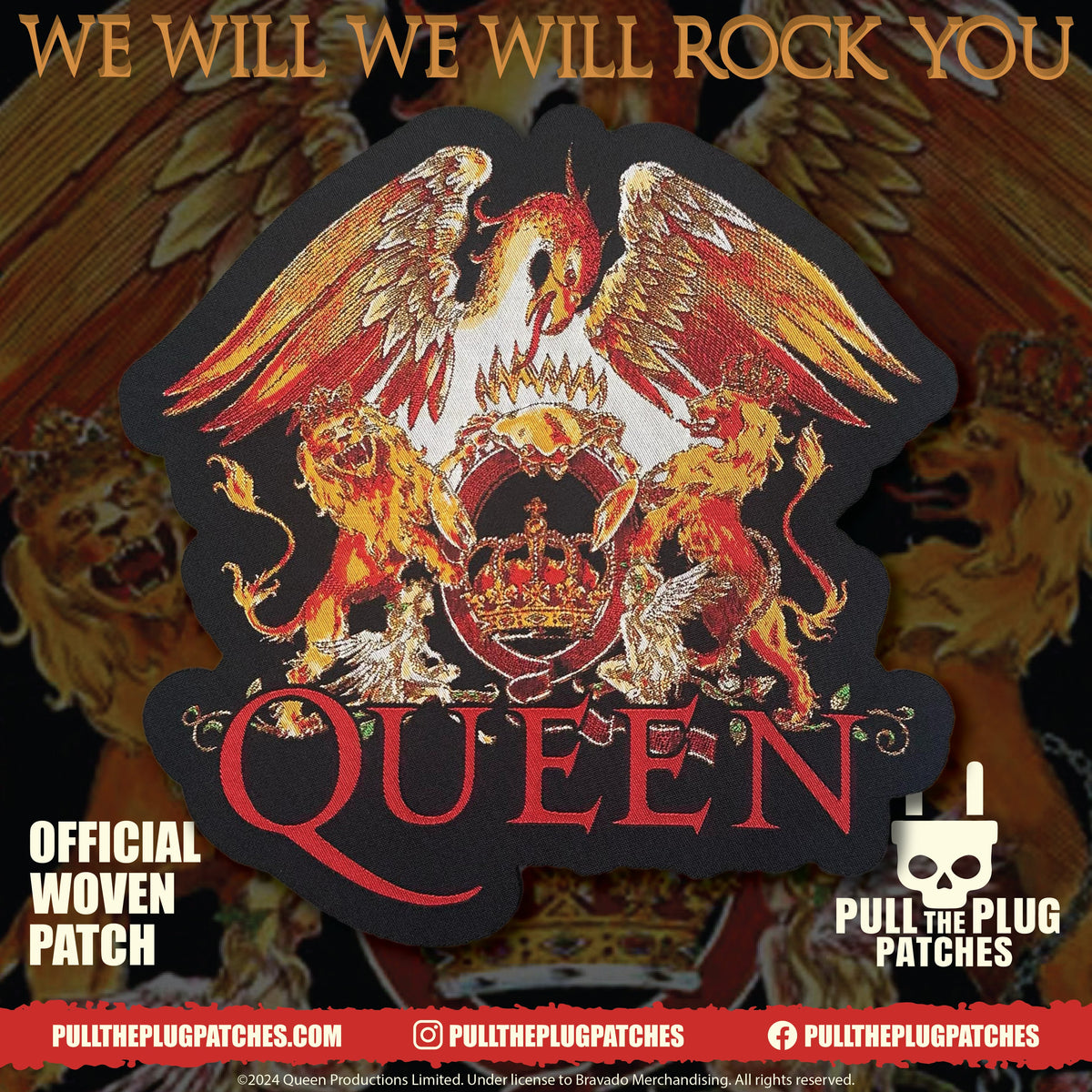 Queen - We Will Rock You - Oversize Patch