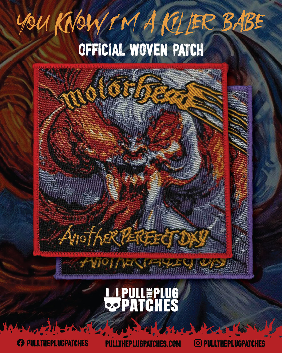 Motorhead - Another Perfect Day - Square Patch