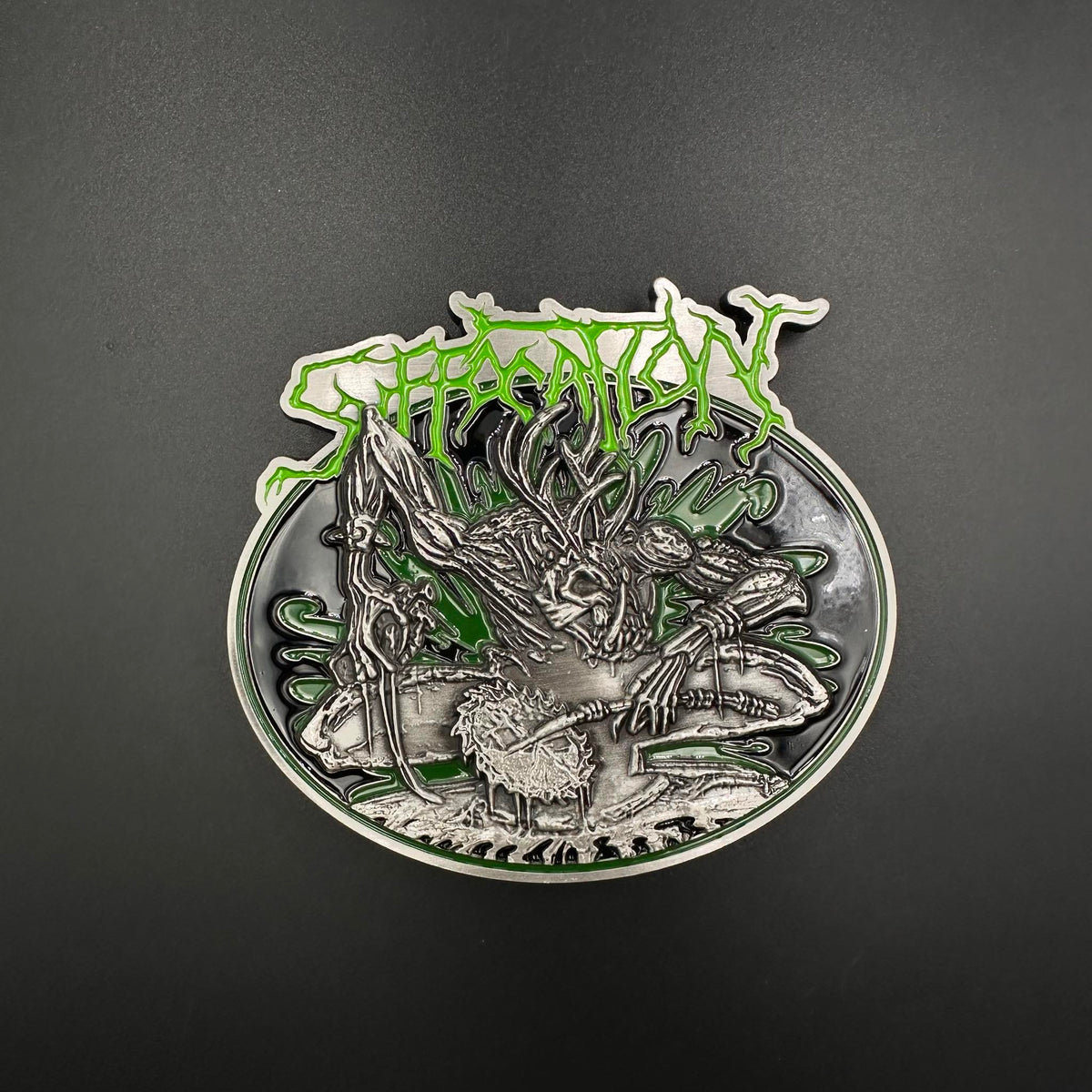 Suffocation - Belt Buckle - Mass Obliteration Edition