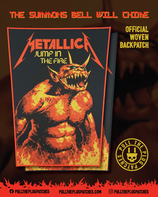 Metallica - Jump In The Fire - Backpatch