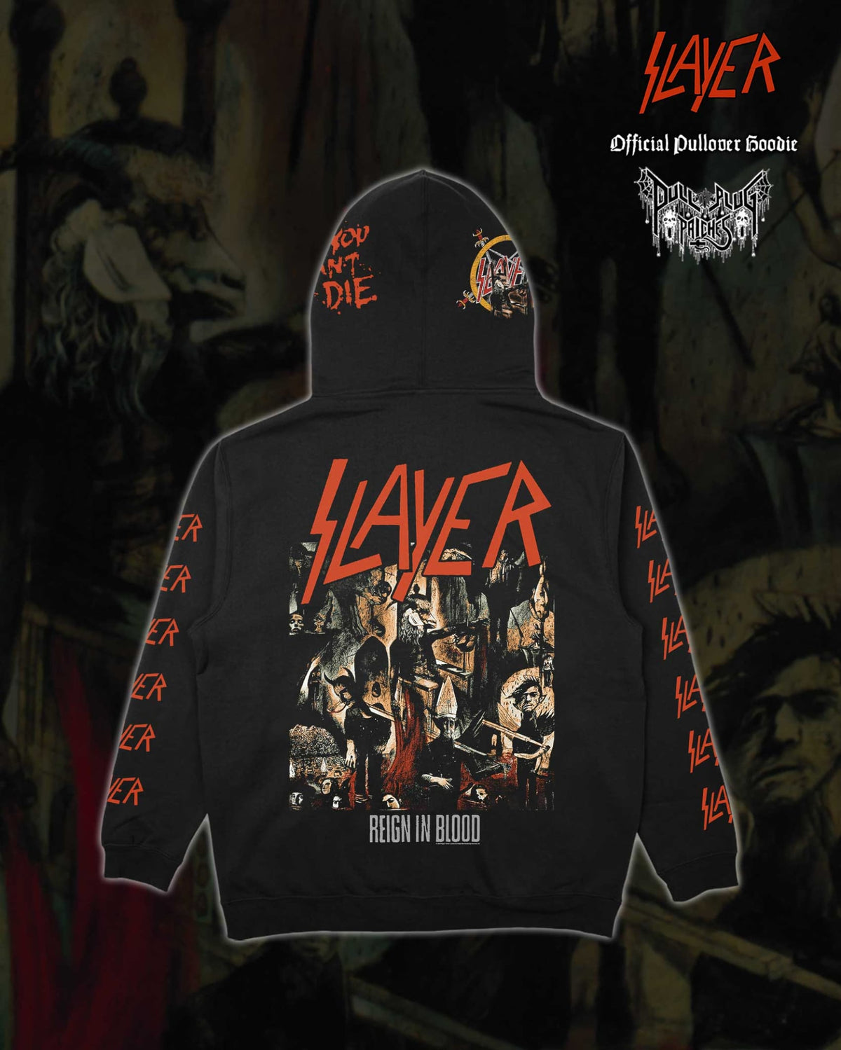 Slayer - Reign In Blood - Deluxe Pullover Hoodie