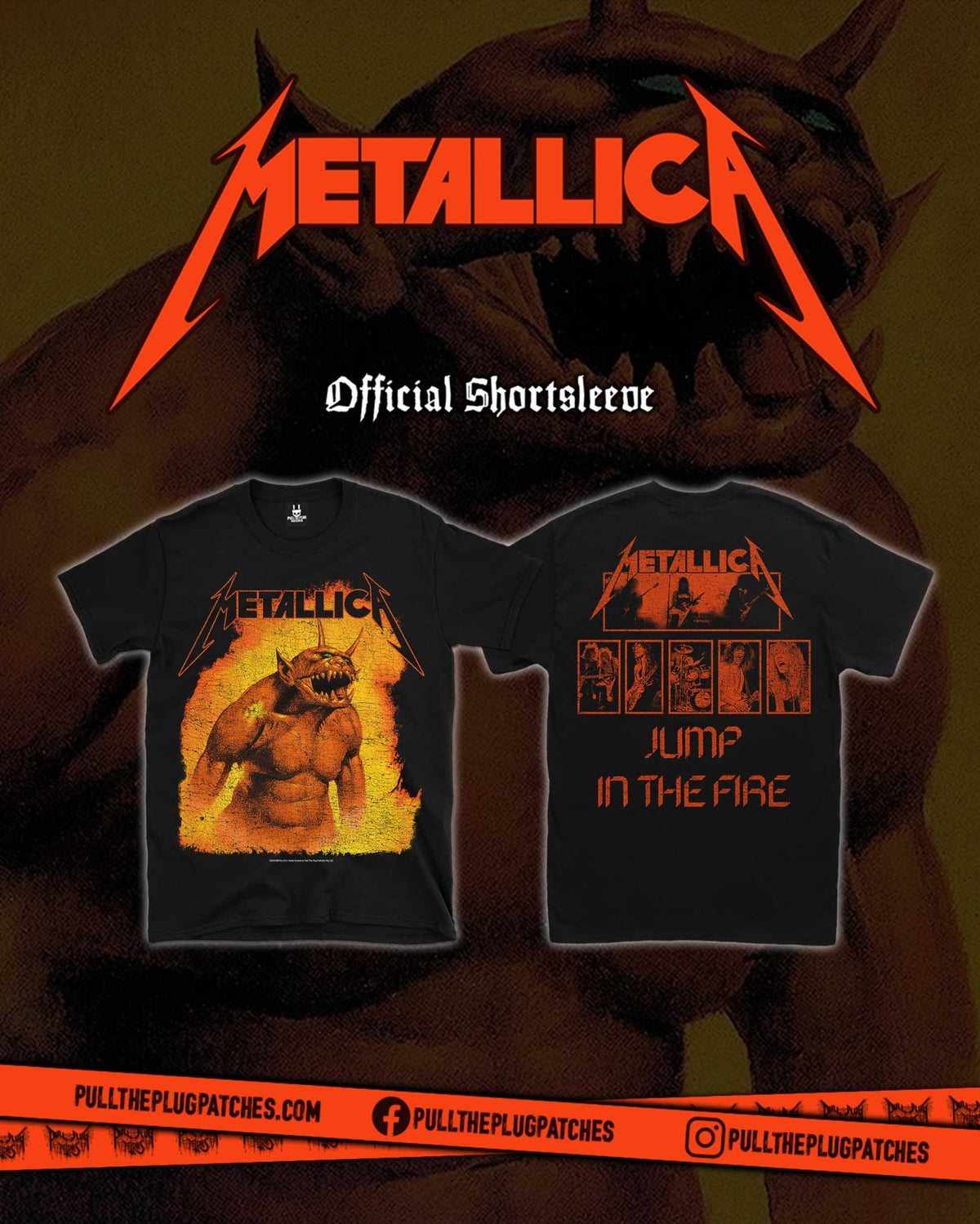Metallica - Jump In The Fire - Shortsleeve Shirt