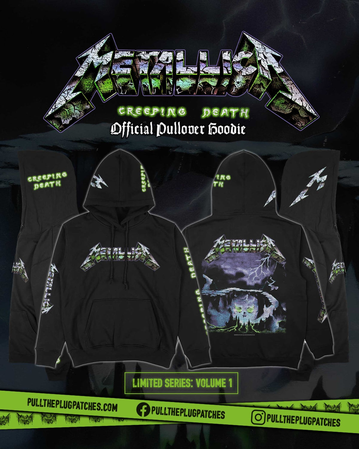 Metallica - Creeping Death - Deluxe Pullover Hoodie