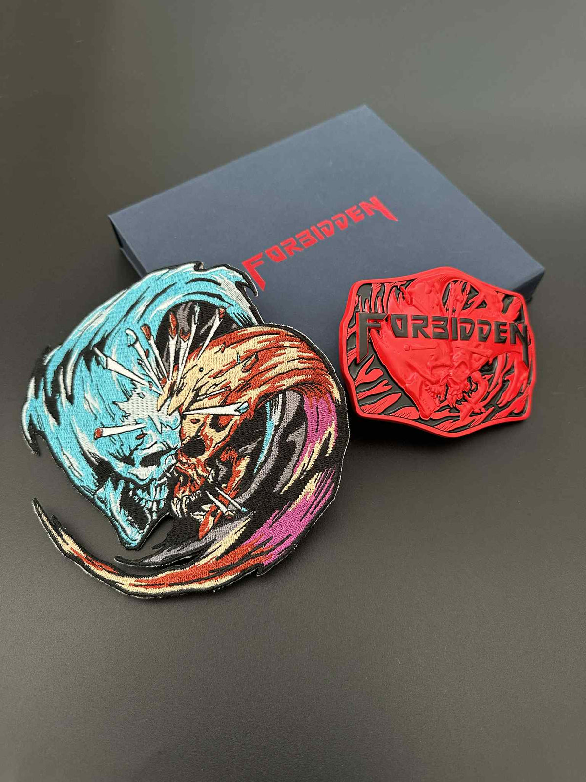 Forbidden - Forbidden Evil Belt Buckle - Chalice Of Blood Edition