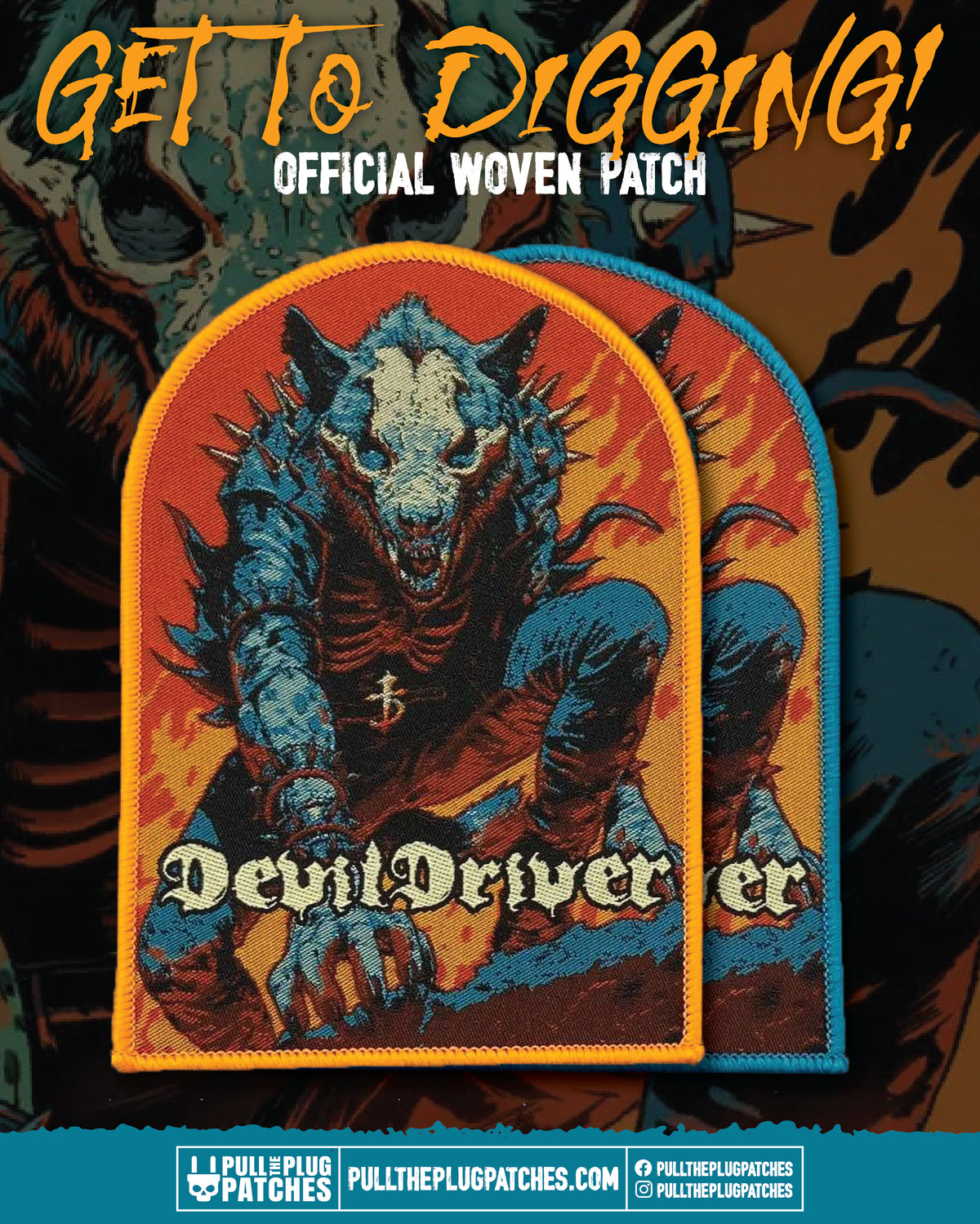 DevilDriver - Dig Your Own Grave - Patch