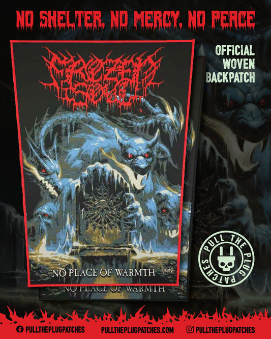 Frozen Soul - No Place of Warmth - Backpatch