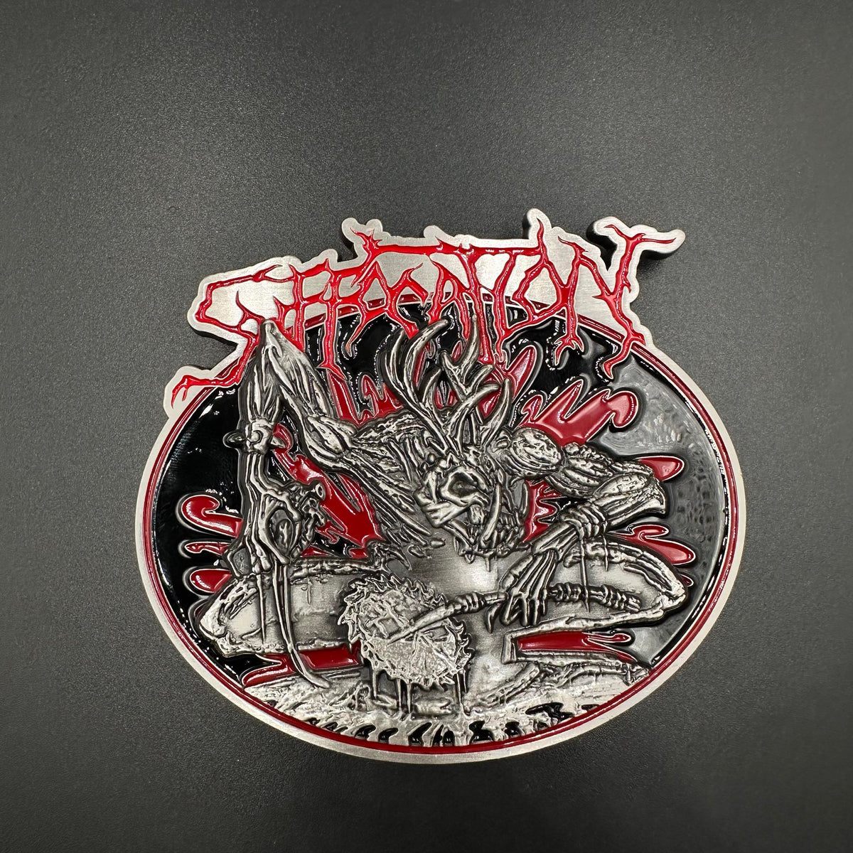 Suffocation - Belt Buckle - Synthetically Revived Edition