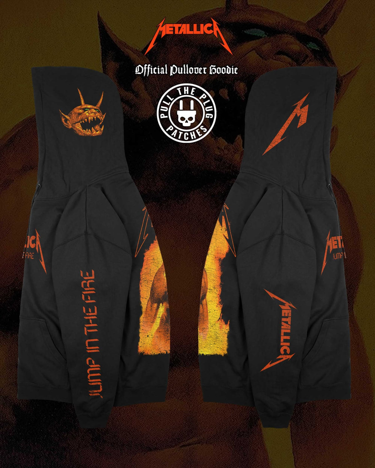 Metallica - Jump In The Fire - Deluxe Pullover Hoodie