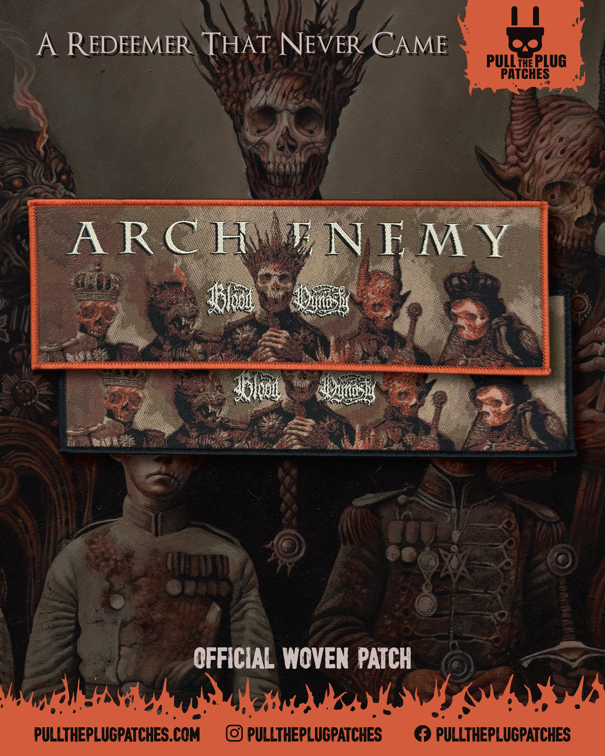 Arch Enemy - Blood Dynasty - Strip Patch