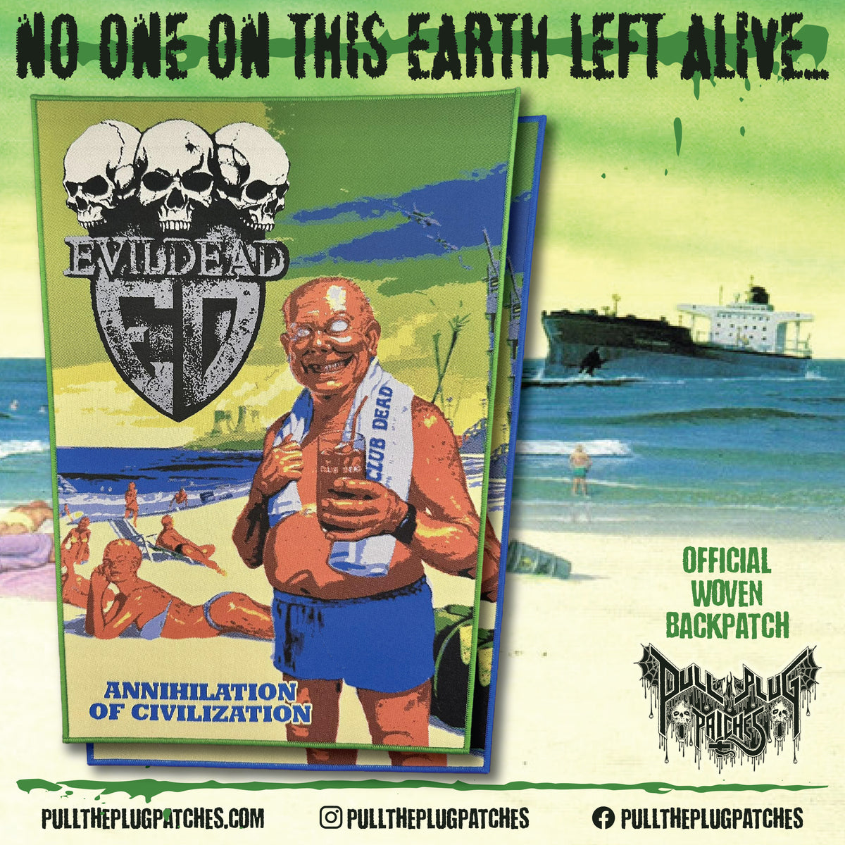 Evildead - Annihilation of Civilization - Backpatch