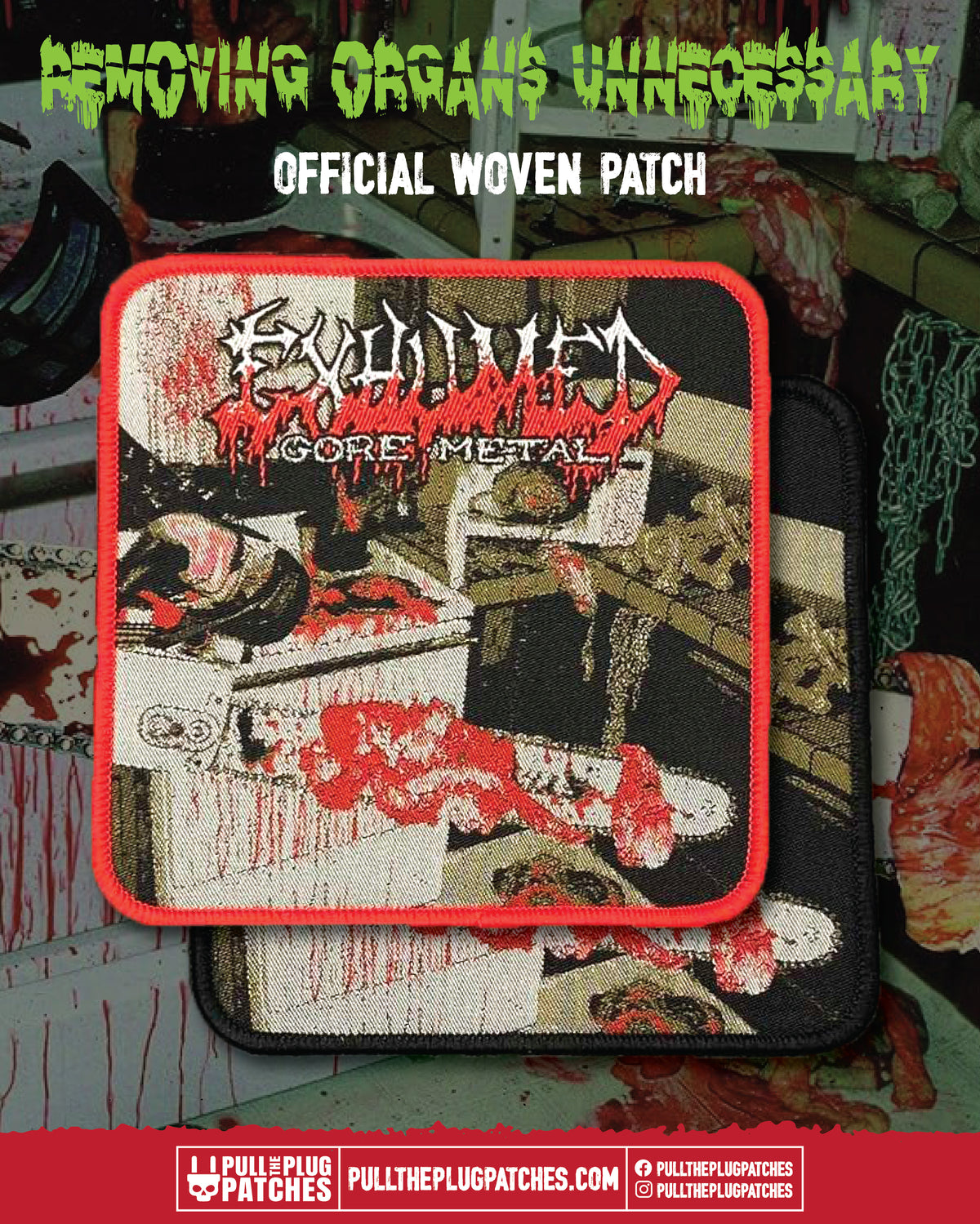 Exhumed - Gore Metal - Patch