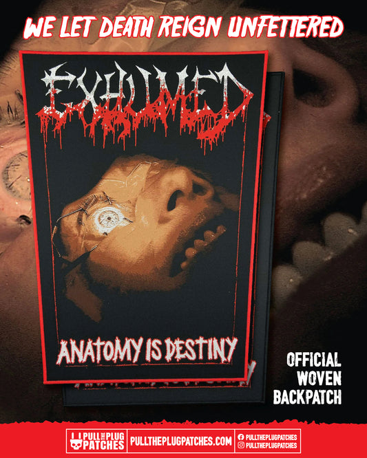 Exhumed - Anatomy Is Destiny - Backpatch