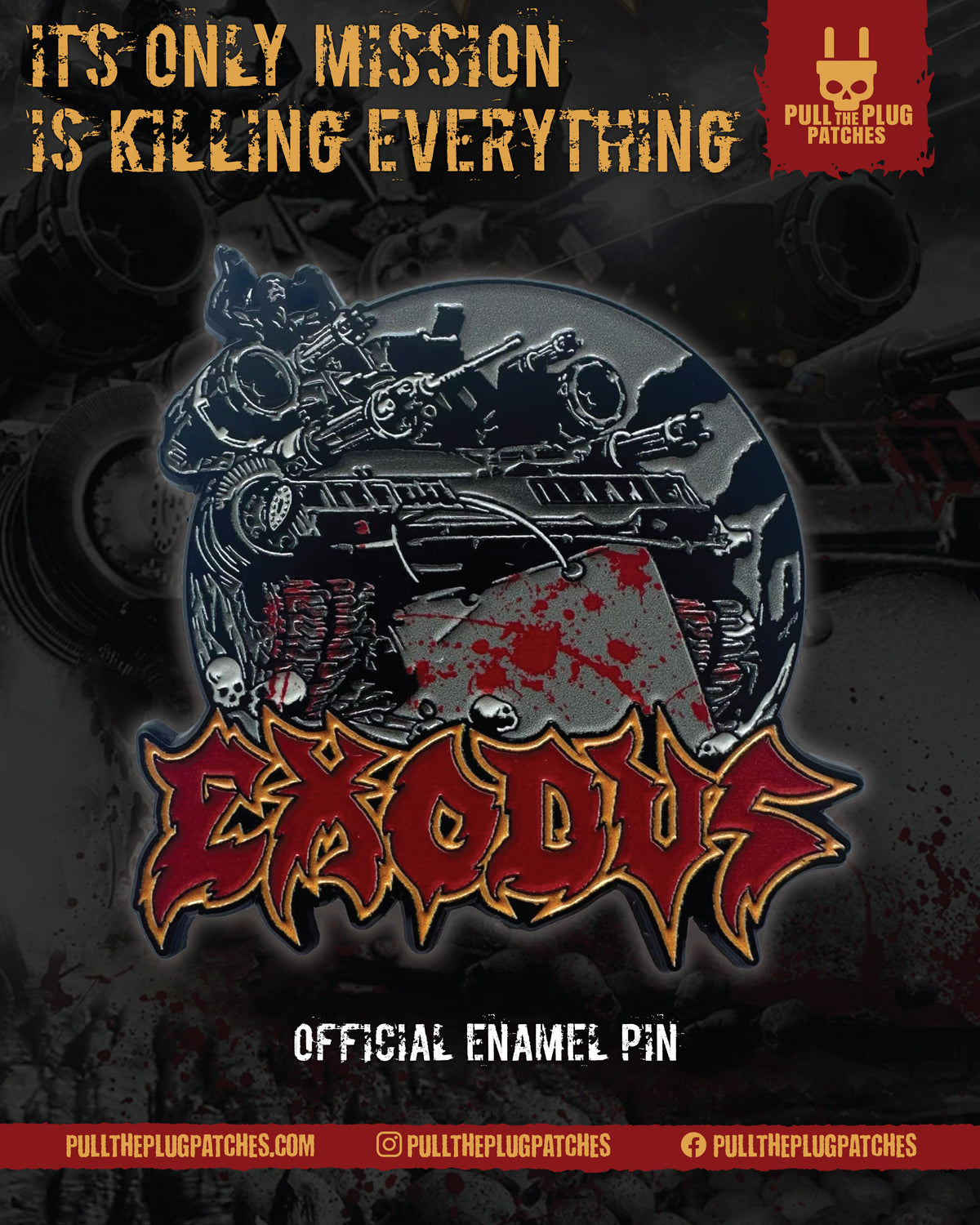 Exodus - Shovel Headed Kill Machine - Pin