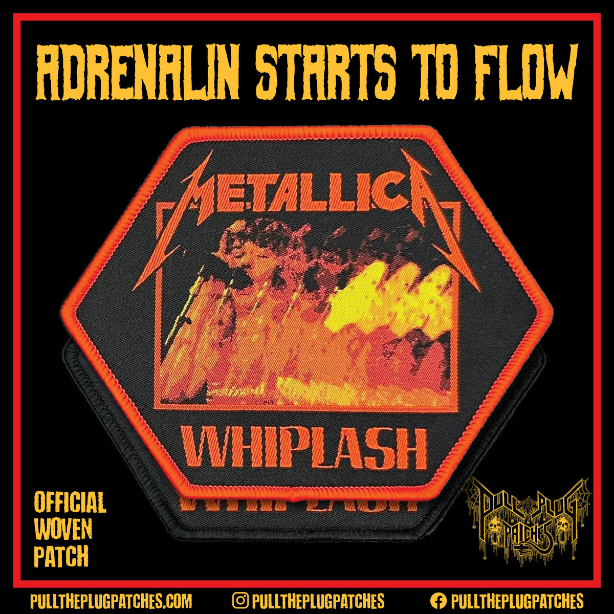 Metallica - Whiplash - Patch