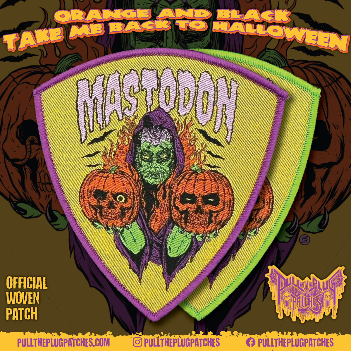Mastodon - Halloween - Patch