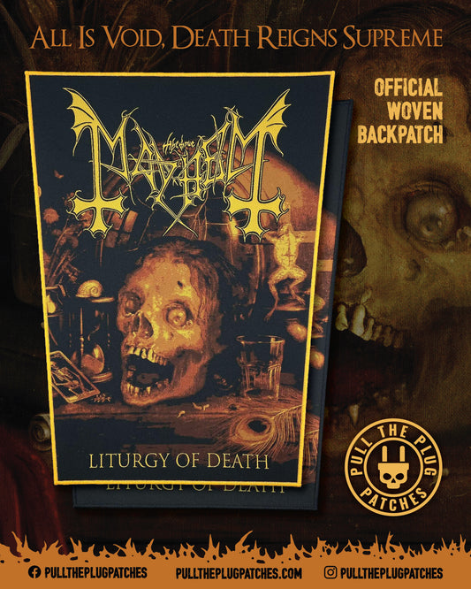 Mayhem - Liturgy of Death - Backpatch