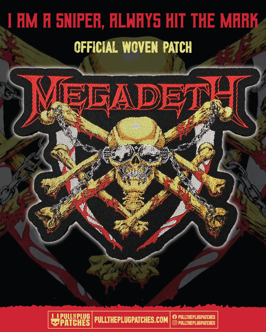 Megadeth - Skull Beneath the Skin - Laser Cut Patch