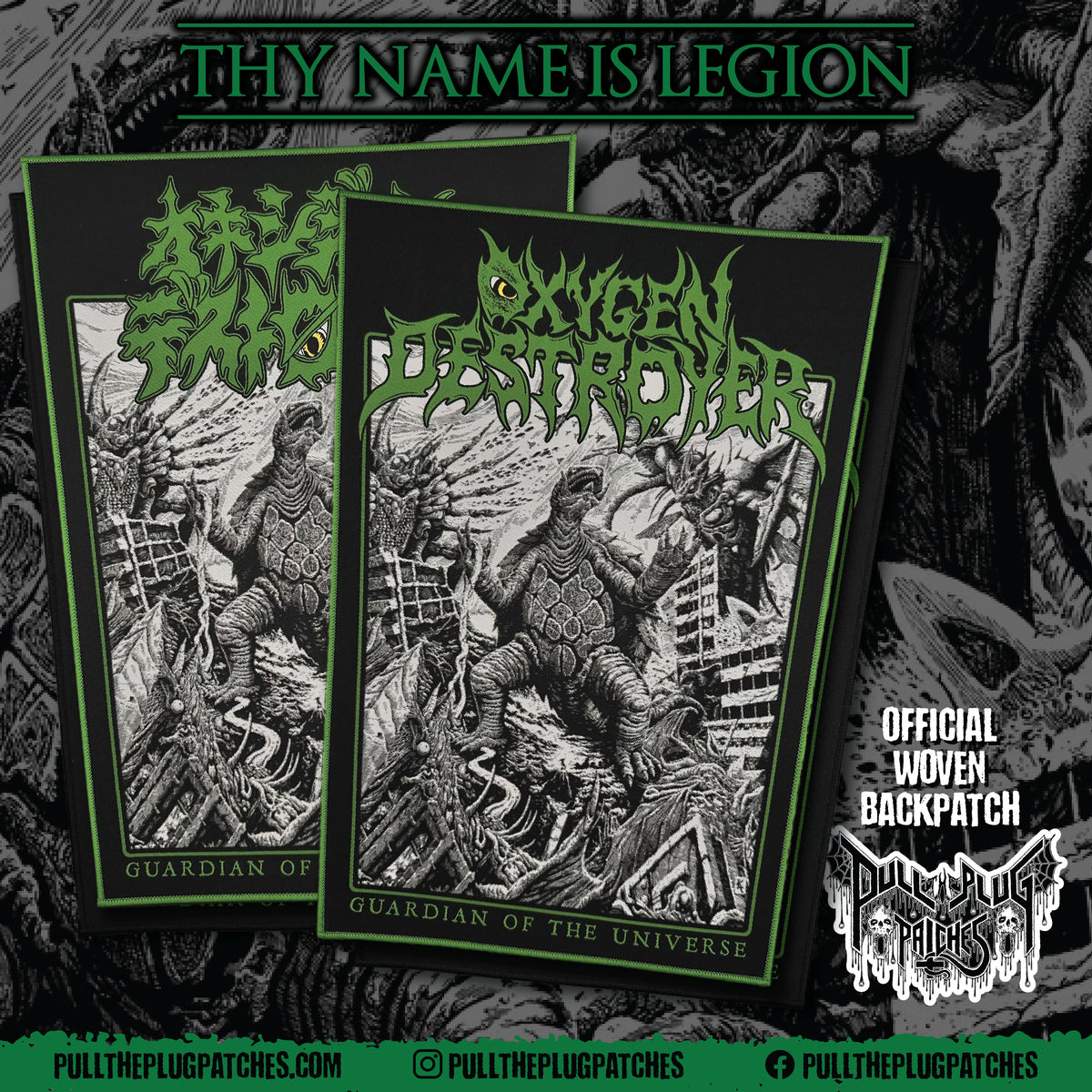 Oxygen Destroyer - Guardian of The Universe - Backpatch
