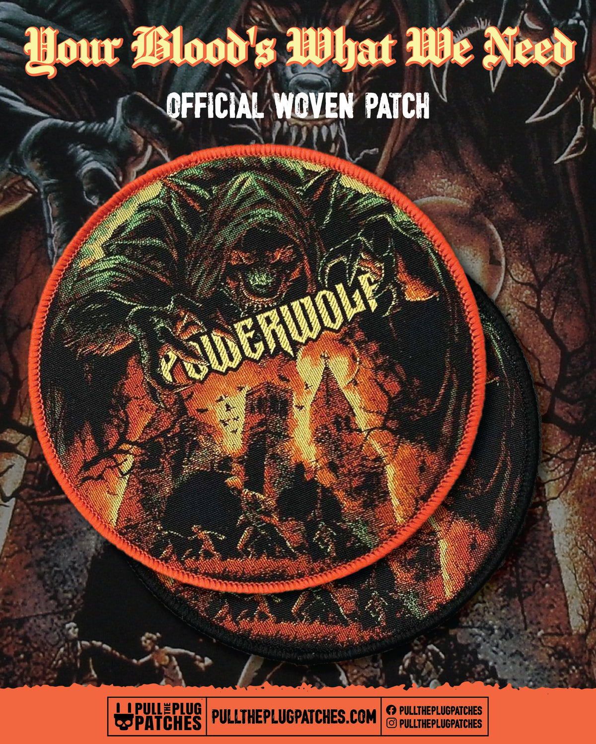Powerwolf - All We Need Is Blood - Patch