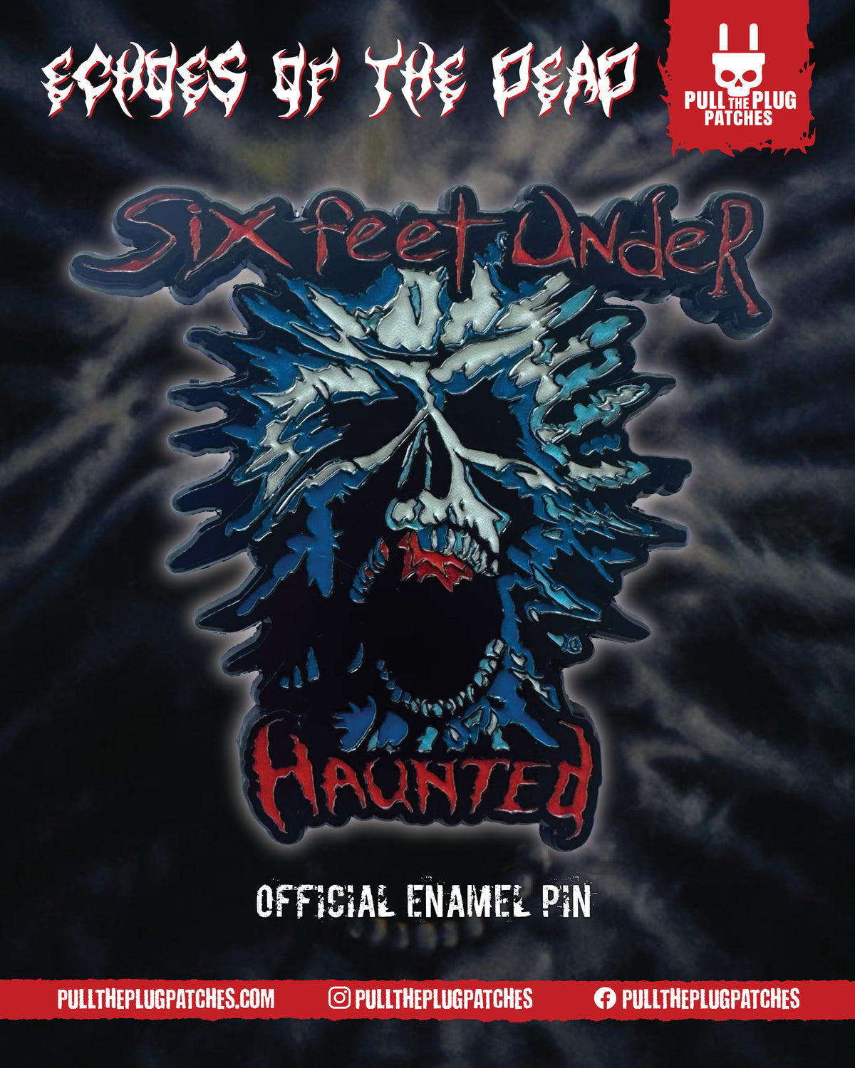 Six Feet Under - Haunted - Pin